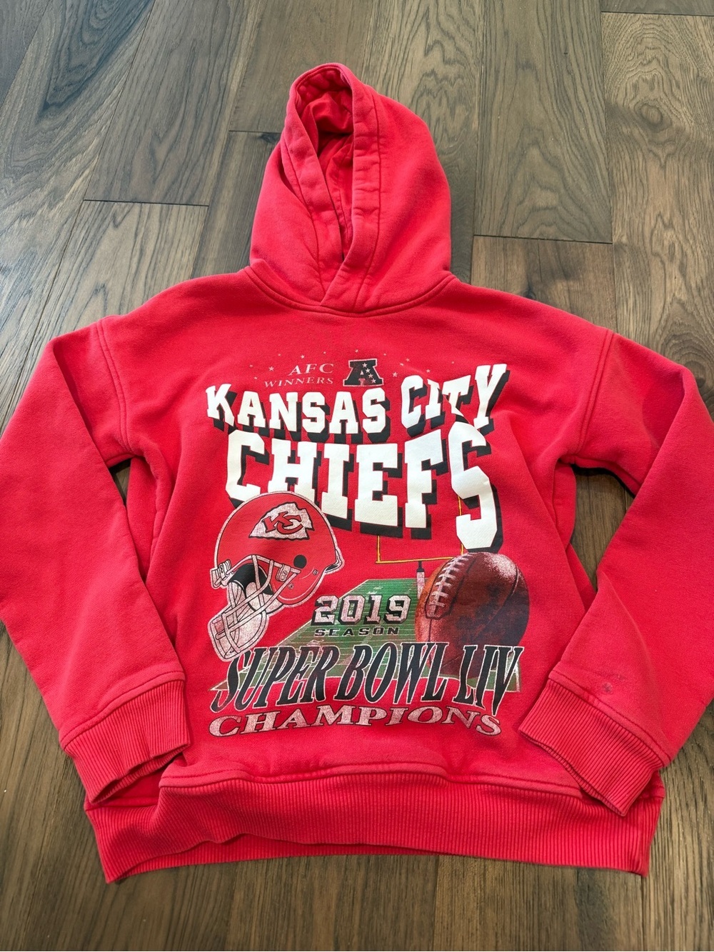 NFL x Abercrombie Kids Kansas City Chiefs Super Bowl LIV Champions Hoodie 13/14